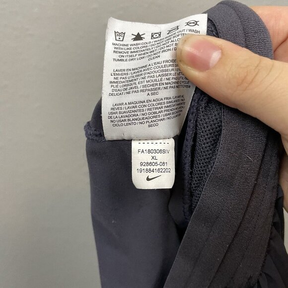 Nike Dri-Fit Epic woven purple gray Training Track Pants 928605-081 Men's Sz XL - Picture 7 of 9